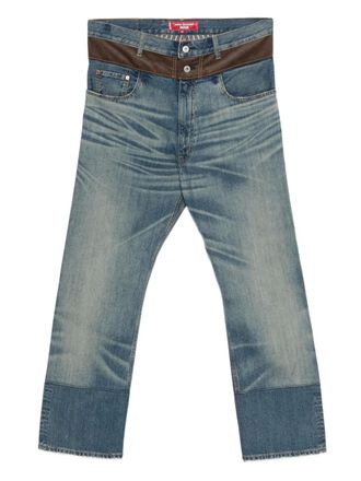 Junya Watanabe x Levis Jeans con inserti - Blu