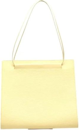 Louis Vuitton Tweedehands leren Louis Vuitton tassen - Dames - Vintage Shopper - Geel - ONE Size - Leer - Vintage
