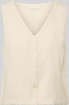 Moss Copenhagen Regular Fit Bluse Aus Viskose-Mix Modell Daria in Beige, Gr&ouml;&szlig;e XL
