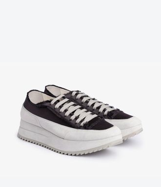 Pedro Garcia Black satin sneaker | Orella | Essentials collection | PEDRO GARCIA