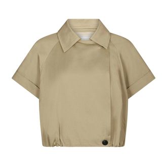 Neo Noir Jassen, Dames, Beige, 2Xl, Licht jack