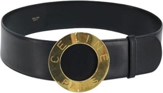 Celine Pre-owned Belts, female, Black, Size: ONE SIZE Pre-owned Vintage Belt