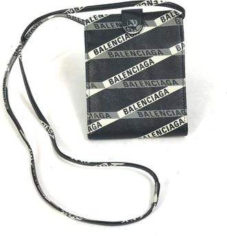 Balenciaga Black Leather Shoulder Bag (Pre-Owned)