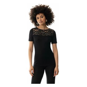 Mey Dames, Tops, Zwart, Maat: S