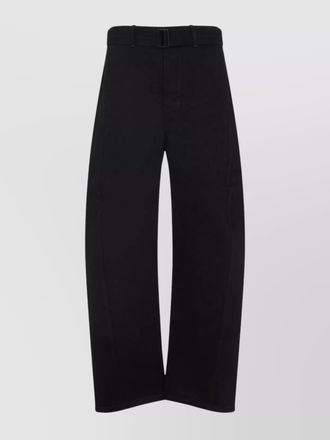 Christophe Lemaire high waist twisted belted pants