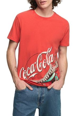 Lucky Brand Coca-Cola in Fiery Red at Nordstrom, Size Xx-Large