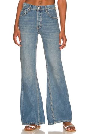 Free People New Dawn Flare Jean In Belgrade Blue