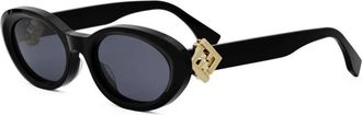 Fendi FE40140U 01A Womens Sunglasses Black Size 53
