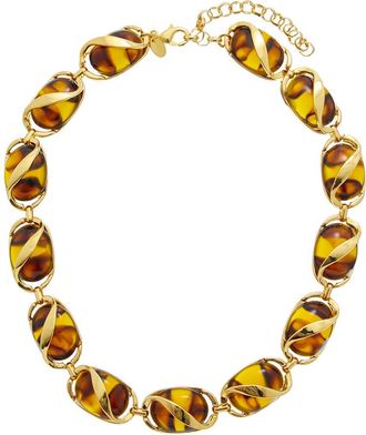 Kenneth Jay Lane Plated Collar Necklace