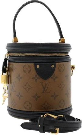 Louis Vuitton Pre-owned Canvas Handbag - Dames - Vintage Handtas - Bruin - ONE Size - Vintage