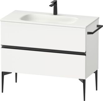 Duravit Duravit - Sivida Mueble Bajo Lavabo, 2 Cajones, Tirador Diamante