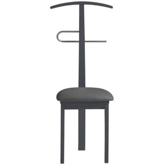 HERDASA Gal&aacute;n 364 Con Asiento Herrajes Cromado Satinado Lacado En Azabache, 108 Cm(alto)46 Cm(ancho)44 Cm(largo)