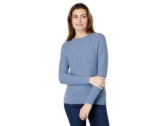 L.L.Bean Midweight Cotton Slub Rollneck Pullover Womens Sweater Soft Indigo : SM
