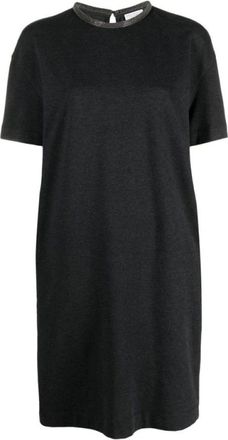 Brunello Cucinelli Mujer, Vestidos, Gris, Talla: S