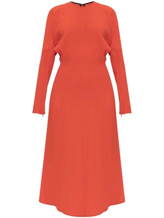 Victoria Beckham Jurk van wolblend - Oranje