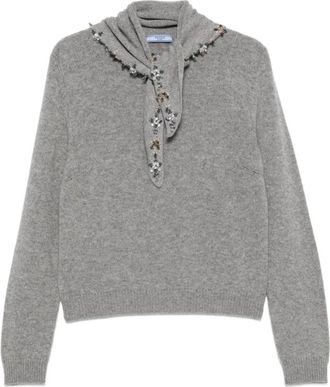 Prada Mujer, Jerseys, Gris, Talla: S
