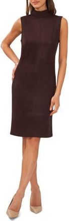 Halogen Mock Neck Sleeveless Dress in Dark Roast at Nordstrom Rack, Size X-Large
