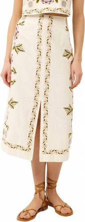 Marie Oliver Womens Meara Skirt In Secretgarden