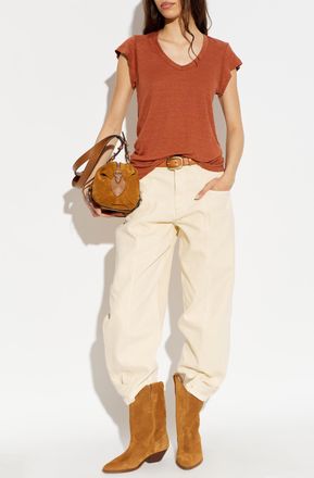Isabel Marant T-shirt Zankou, Womens, Orange