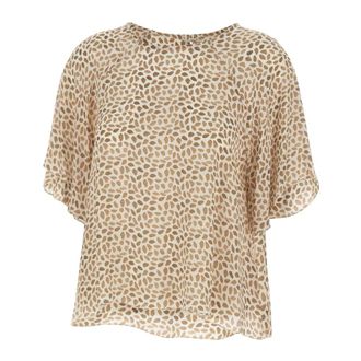 Kaos Blouses, female, Beige, Size: XS Flared Blouse