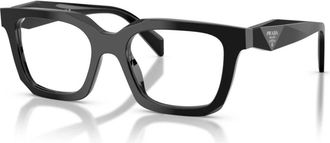 Prada Vierkante Brillen - Dames - Brillen - Zwart - 54 MM - Accessoires