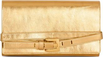 Balmain Borsa a tracolla con fibbia - Oro