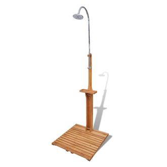 vidaXL Ducha De Jard&iacute;n De Madera Vidaxl
