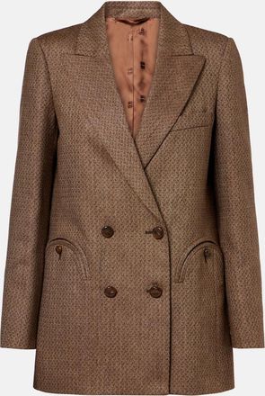 Blaz&eacute; Milano Blaz&eacute; Milano Amel Everyday silk and wool blazer