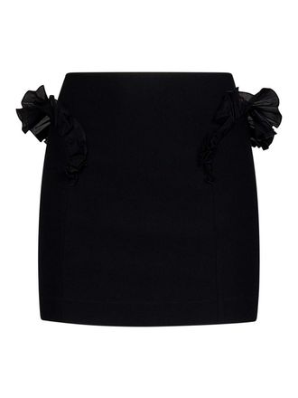 Nensi Dojaka Black Stretch Mini Skirt