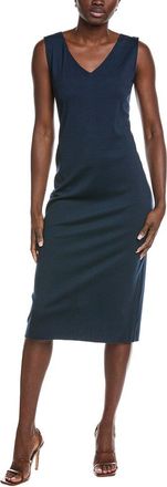 Akris Sleeveless Wool Midi Dress