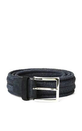 Orciani Stretch Braided Fabric Casual Belt