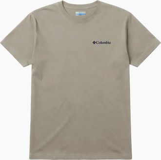 Columbia Mens Columbia CSC Basic Logo T-Shirt - Tan - Size: 42