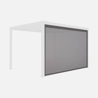 Sweeek Blind Aluminium 4m For Triomphe Pergola in Grey
