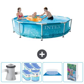 Intex Piscina Con Estructura Redonda - 305x76 Cm - 7-piezas Scb119