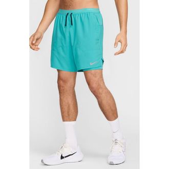 Nike Dri-FIT Stride 2-in-1 Running Shorts in Dusty Cactus at Nordstrom, Size Xx-Large