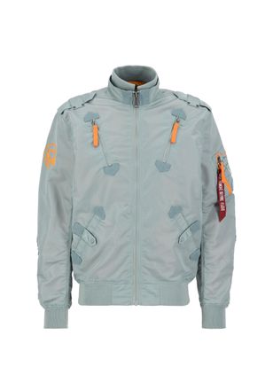 Alpha Industries Bomberjacke ALPHA INDUSTRIES Falcon II Light, Herren, Gr. L, gr&uuml;n (dusty gr&uuml;n), Obermaterial: 100% Nylon, Futter: 100% Nylon, Jacken Bomberjacke