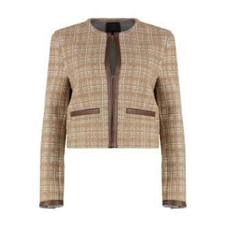 Pinko Mujer, Chaquetas, Beige, Talla: M