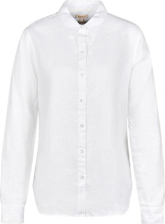 Barbour Marine Shirt - Dames - Overhemden - Wit - XS - Linnen - Overhemden