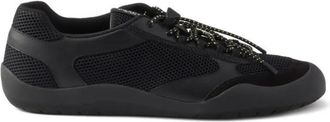 Prada Speedrock Leather And Mesh Fabric Sneakers Shoes