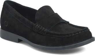 B&oslash;rn Marlina Loafer in Black Suede at Nordstrom, Size 8.5