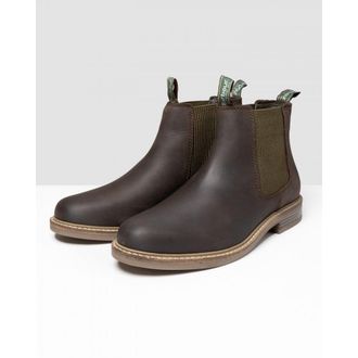 Barbour Farsley Mens Chelsea Boot - Chocolate Leather - Size UK 12