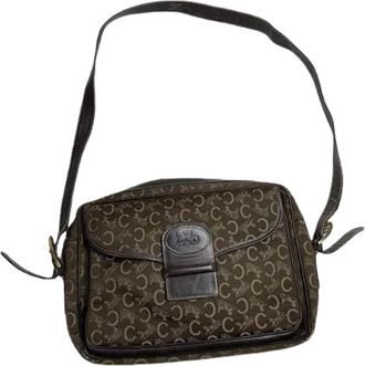 Celine Pre-owned Fabric Schoudertas - Dames - Vintage Schoudertas - Bruin - ONE Size - Vintage