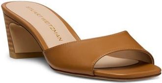 Stuart Weitzman Stassi Slide Sandal in Boho Tan/New Camel at Nordstrom, Size 8.5