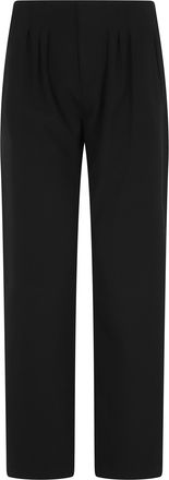 Maison Margiela Black High-Waisted Darter Straight-Leg Pants