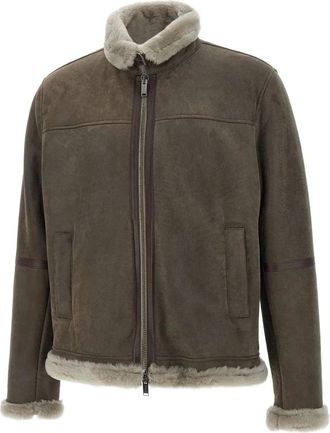 Volfagli Giacca con zip - Marrone