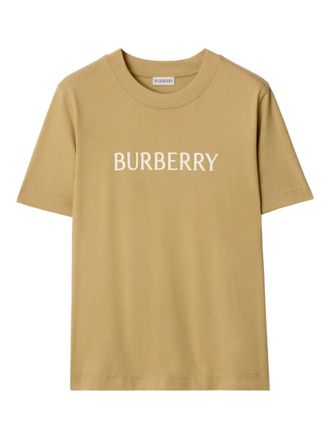 Burberry logo cotton T-shirt - Neutrals