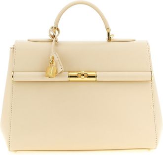 Dolce & Gabbana Off White Marlene Small Satchel
