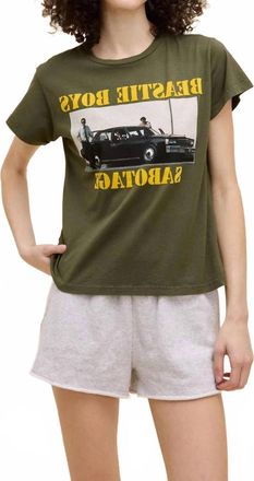 Daydreamer Beastie Boys Sabotage Short Sleeve Tee In Green