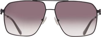 Ferragamo Grey Navigator Mens Sunglasses SF238S 001 62