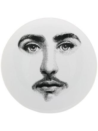 Fornasetti Piatto con stampa - Bianco